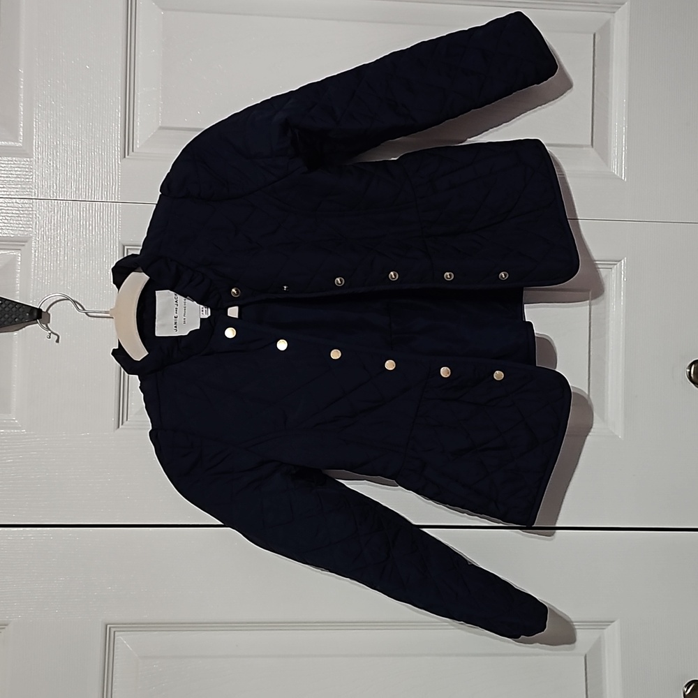Janie & Jack Girl Jacket, Dark blue, size 7-8